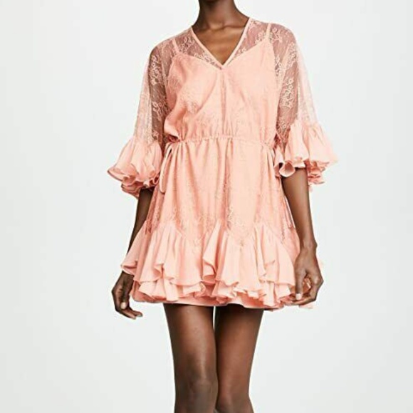 Stevie May Arid Dreams Mini Dress in Tan Large NWT - Picture 4 of 11